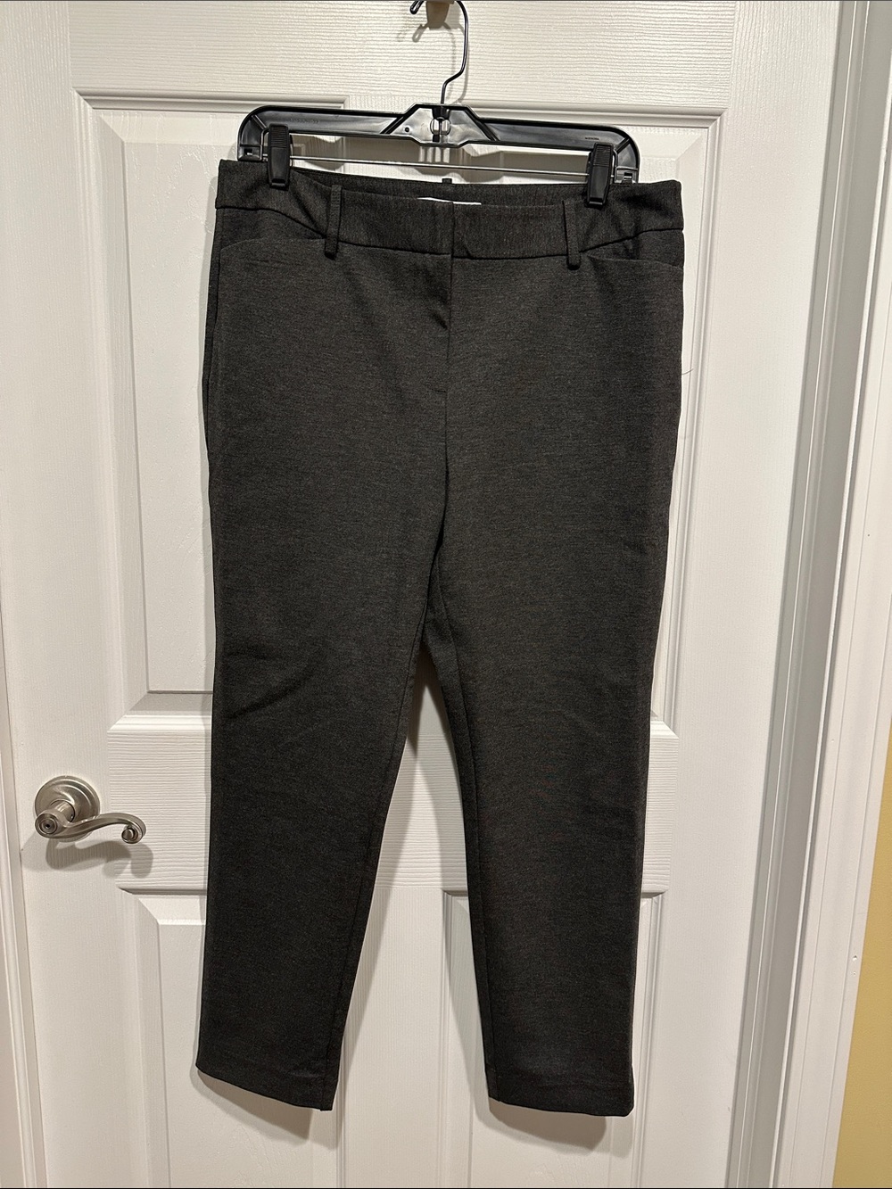 Liz Claiborne Dark Gray Cropped Dress Pants